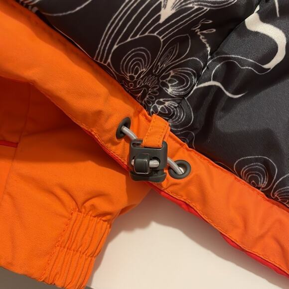 Columbia Brand Omni Shield Windbreaker Rain Jacket Women's Large Orange - Picture 11 of 11